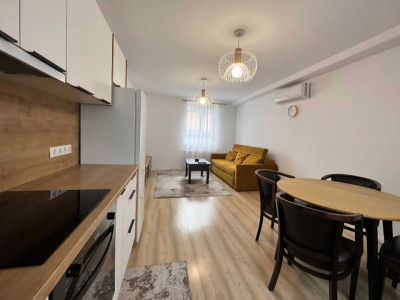 Chirie apartament 2 camere, bloc nou, 55 mp, modern, central